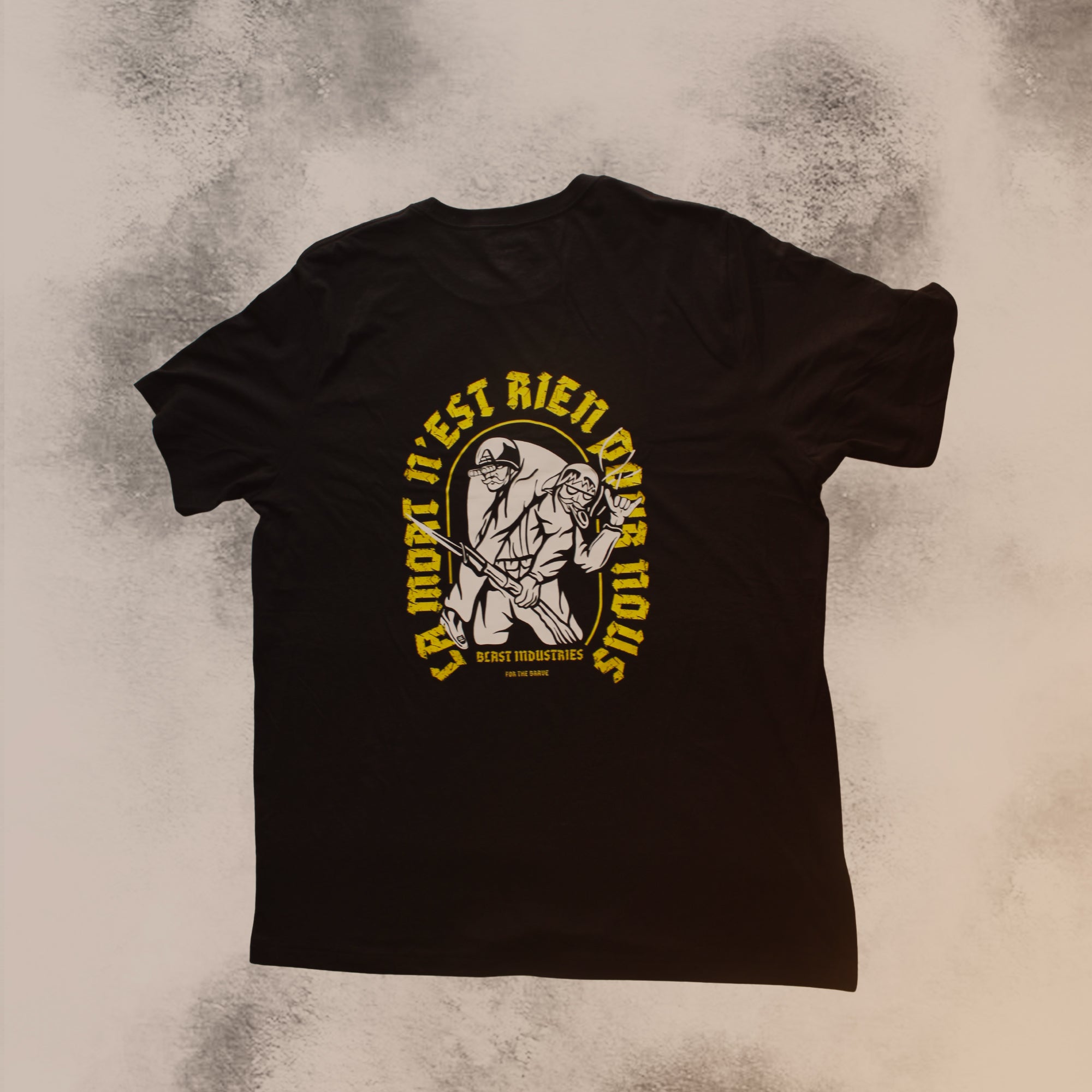 "La mort n'est rien pour nous" Black Unisex Tee