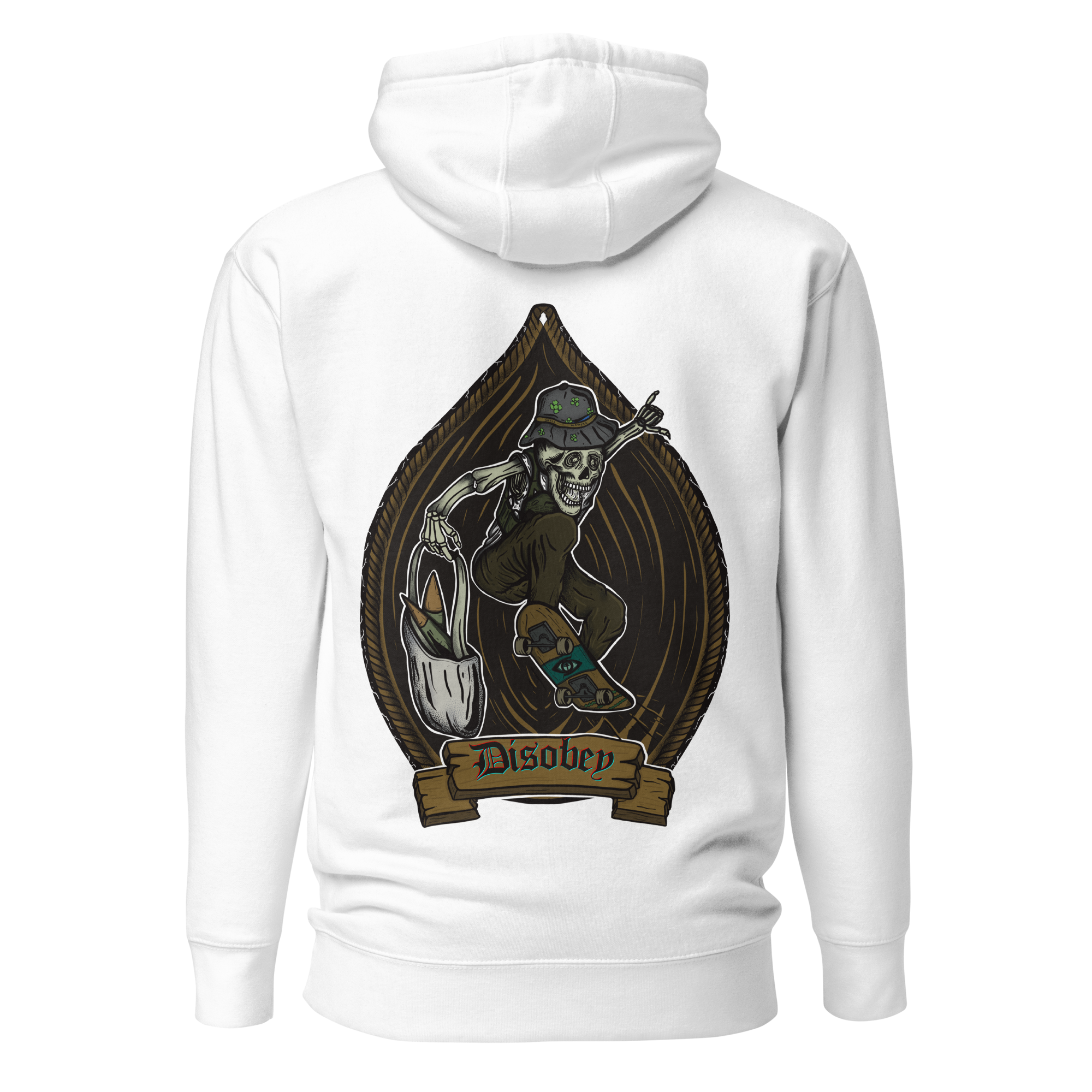 Disobey Hoodie white