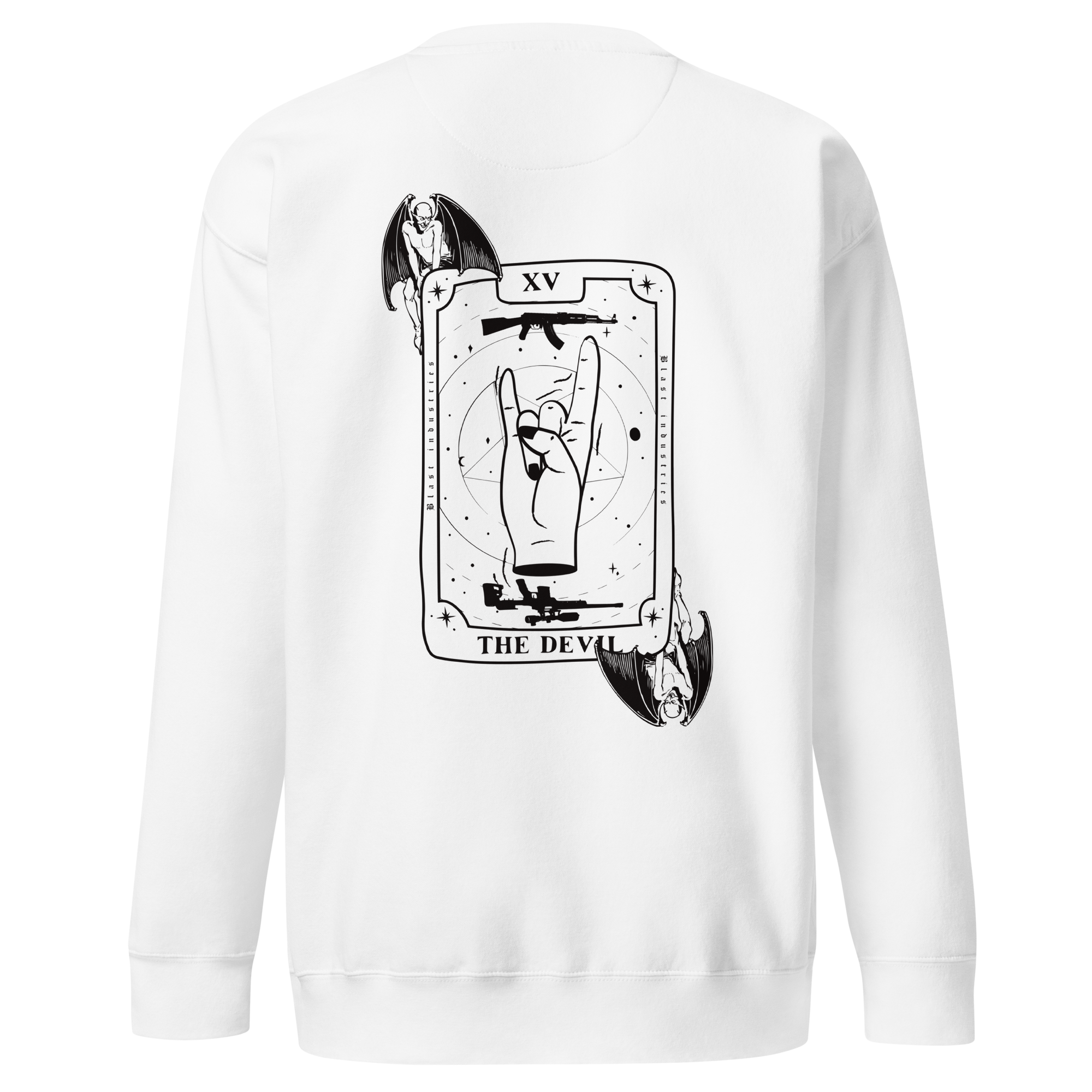 Devil Card Sweatshirt White